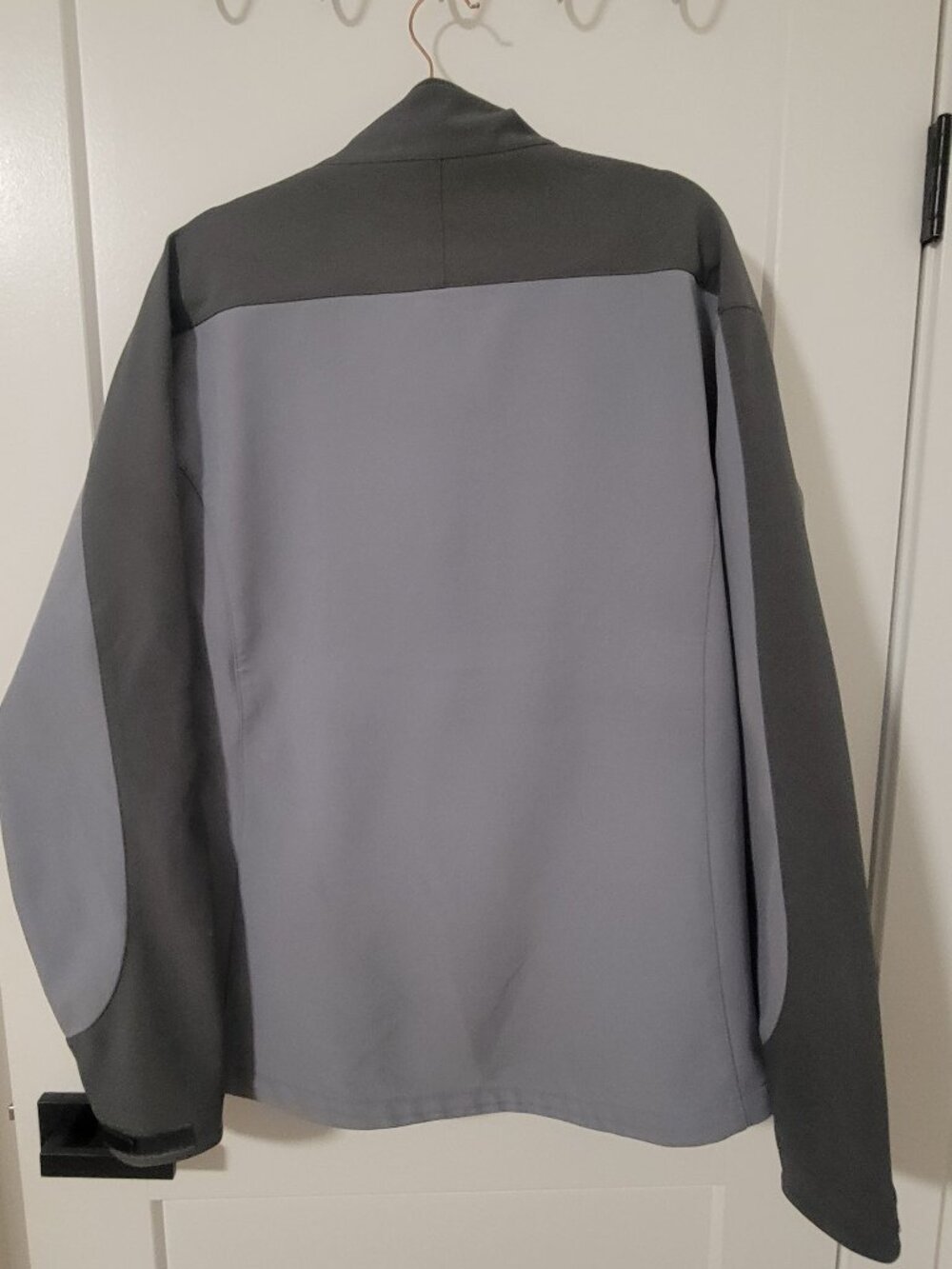 L.L.Bean Windproof Softshell Jacket - Grey Colourblock - Large Tall - Picture 3 of 7